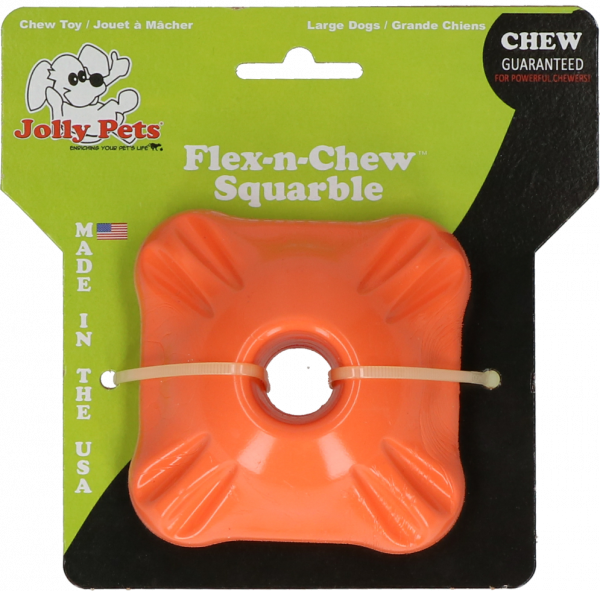 Jolly Flex-n-Chew Squarble oranje large