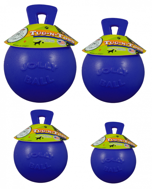 Jolly Tug-n-Toss 10 cm Blauw