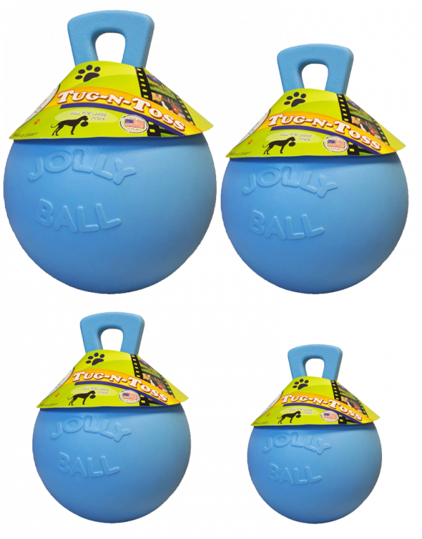 Jolly Tug-n-Toss 15 cm Baby Blauw (Bosbessengeur)