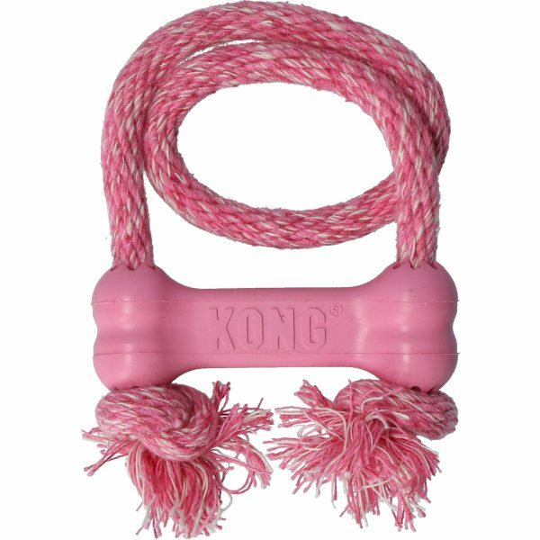 KONG Puppy Goodie Bone met touw XS EU