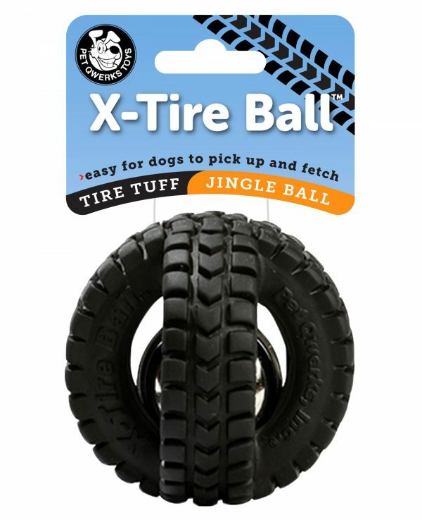 Pet Qwerks Jingle X-Tire Ball Small ø 8 cm