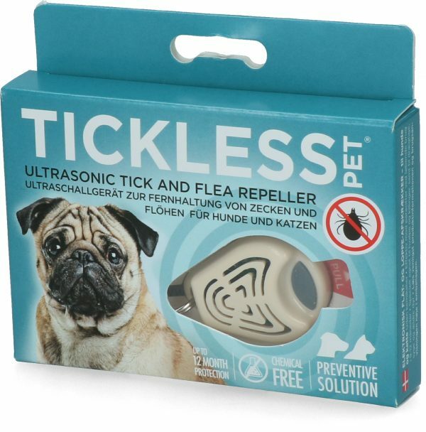 Tickless Pet Beige tot 12 maanden bescherming