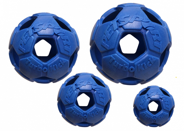 Turbo Kick Soccer Ball 10cm Blauw