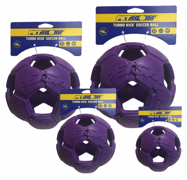 Turbo Kick Soccer Ball 10cm Paars