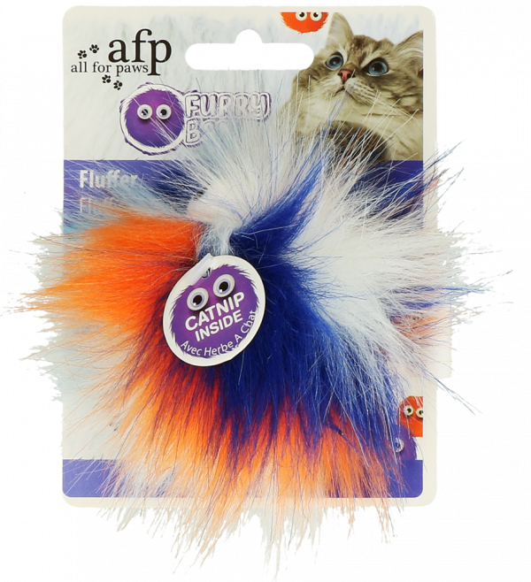 AFP Furry Fluffy Ball Orange