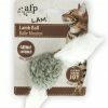 AFP Lambswool-Lamb Ball with bird sound Catnip