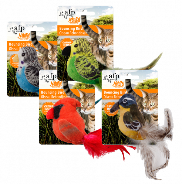 AFP Naturel Bouncing Birds assorted