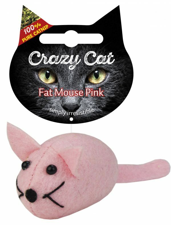 Crazy Cat Fat Mouse roze vol met Madnip