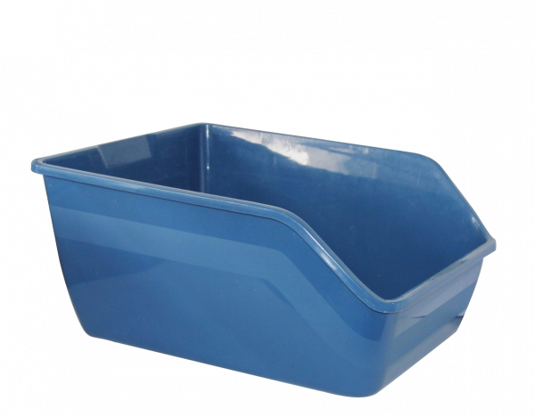 High-back Litter pan 47x38x21cm