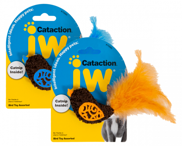 JW Cataction Bird Toy assorti