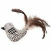 JW Cataction Black and White Bird Toy