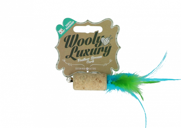 Wooly Luxury Feather Dream Cork Green