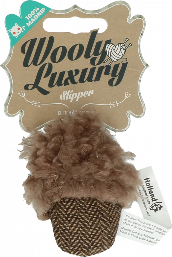 Wooly Luxury Slipper Bruin