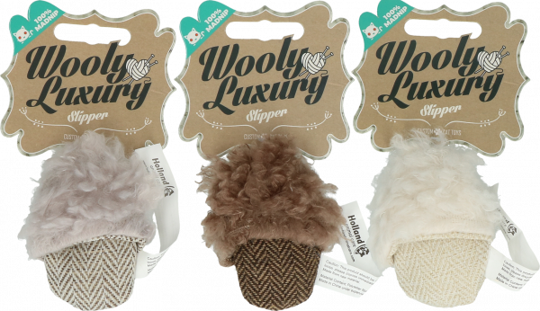 Wooly Luxury Slipper Grijs