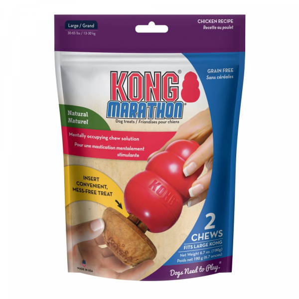 KONG Marathon 2-pk Chicken Large