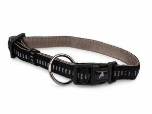 Halsband nylon Soft Grip zwart 40-55cmx25mm L