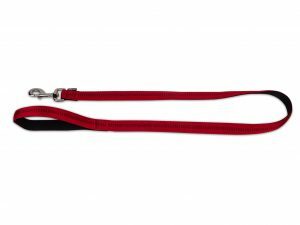 Leiband nylon Soft Grip rood 120cmx10mm S