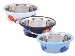 Eetbak inox antislip Cutie Fish Assorti 9,5cm