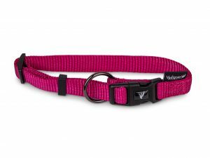 Halsband Classic Nylon fuchsia 30-46cmx15mm M