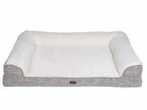 Sofa bed Alys beige/wit 110x90x22cm