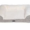 Sofa bed Alys beige/wit 70x58x18cm