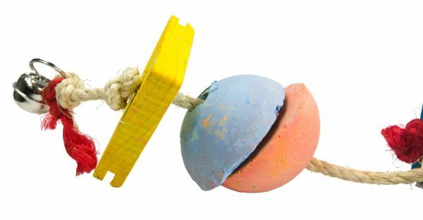 Birrdeeez Calci Grit Gym Bird Toy