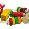 Birrdeeez Caterpillard Bird Toy (Wood & Rope)