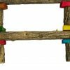 Birrdeeez Parrot Bridge Ladder Wood & Chain