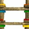 Birrdeeez Parrot Bridge Ladder Wood & Chain