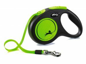 Flexi New Neon M (riem 5m) groen