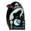 Flexi New Comfort M (koord 5m) lichtblauw