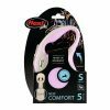 Flexi New Comfort S (riem 5m) roze