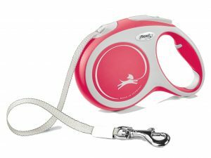Flexi New Comfort L (riem 5m) rood