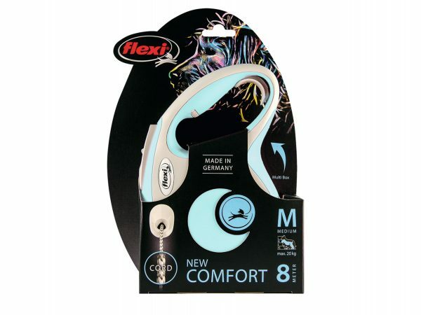 Flexi New Comfort M (koord 8m) lichtblauw