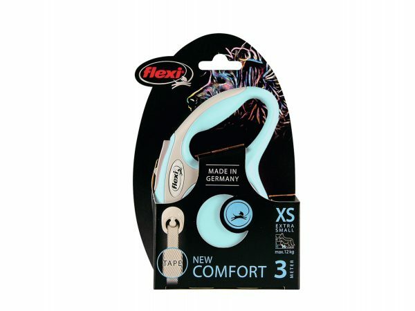 Flexi New Comfort XS (riem 3m) lichtblauw