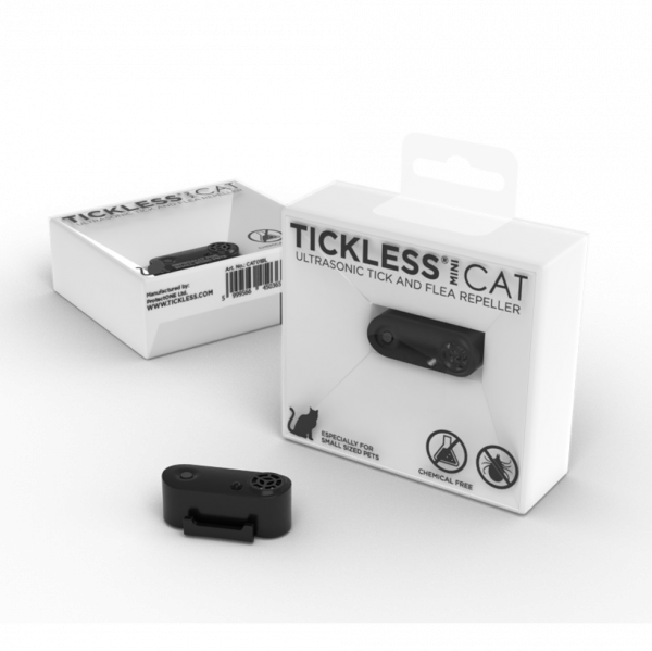 Tickless Cat Zwart oplaadbaar