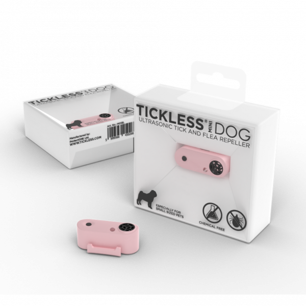 Tickless Mini Dog Roze oplaadbaar