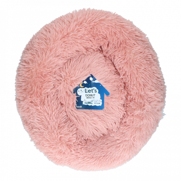 Let's Sleep Donut 50 cm Beige Roze