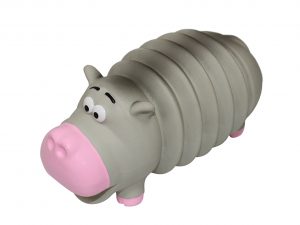 Speelgoed hond latex Hippo ribble 19,5cm