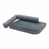 Madison Royal pet bed Oxford & Velours Grijs M