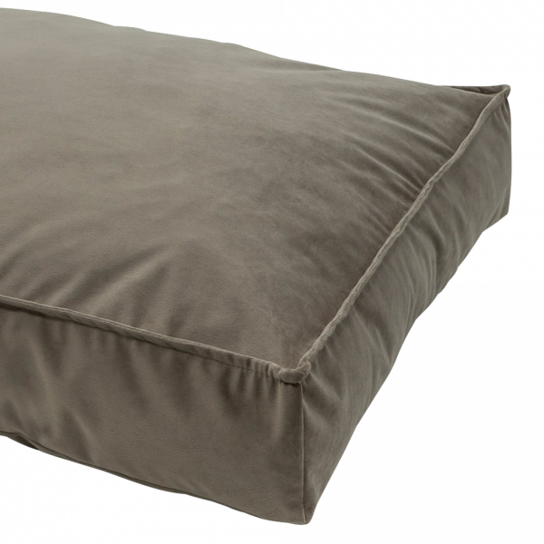 Madison Velours Lounge Cushion Taupe S