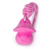 Speelgoed hond TPR fetch snack toy roze 28cm