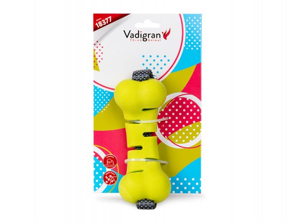 Speelgoed hond TPR fetch snack toy groen 36cm