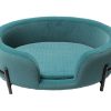 Zetel voor hond Jack fluweel groen 61x42cm
