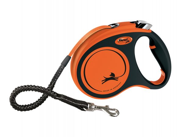 Flexi Xtreme M (riem 5m) oranje