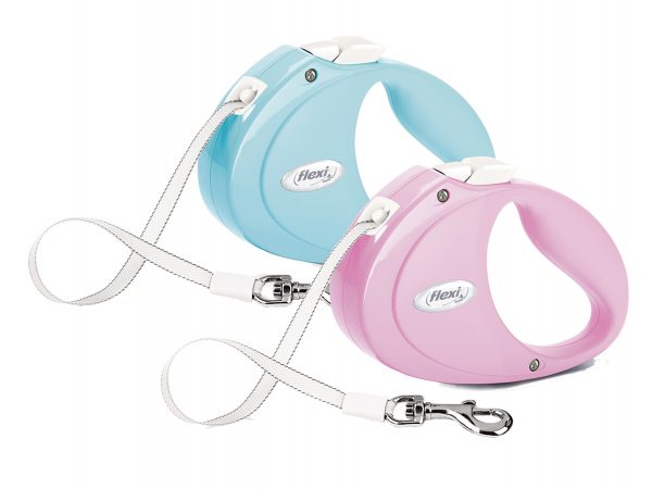 Flexi Puppy (riem 2m) lichtblauw