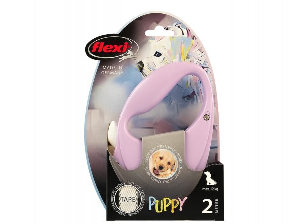 Flexi Puppy (riem 2m) roze