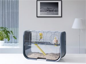 Hamsterkooi Geneva  zilver/antraciet 60x29x44cm