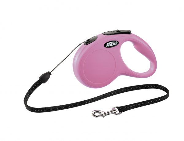Flexi New Classic S (koord 5m) roze