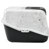 Toilethuis Nestor Marble zwart 56x39x38,5cm